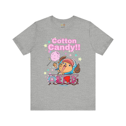 One Piece - Chopper Loves Cotton Candy Unisex Jersey Short Sleeve Tee