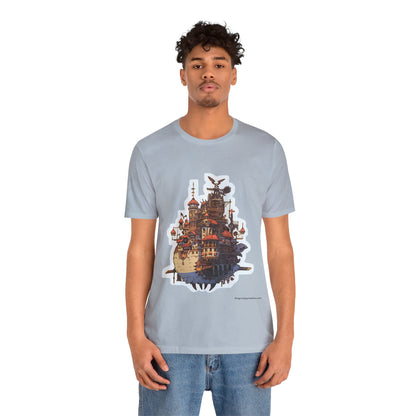 Howl's Moving Castle Jersey Short Sleeve Tee