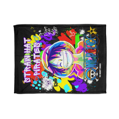 One Piece - Color Explosion Luffy Polyester Blanket