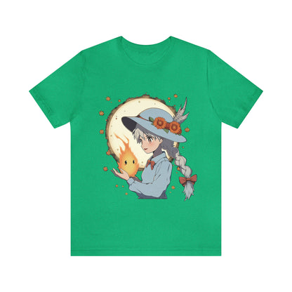 Howl's Moving Castle Jersey Short Sleeve Tee