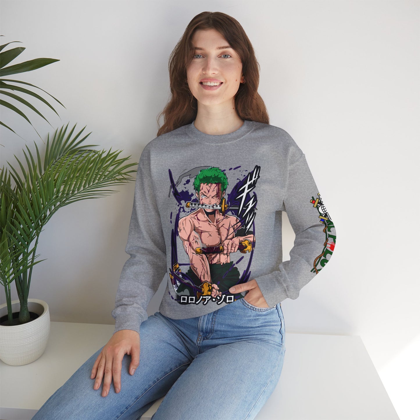 Zoro Unisex Heavy Blend™ Crewneck Sweatshirt