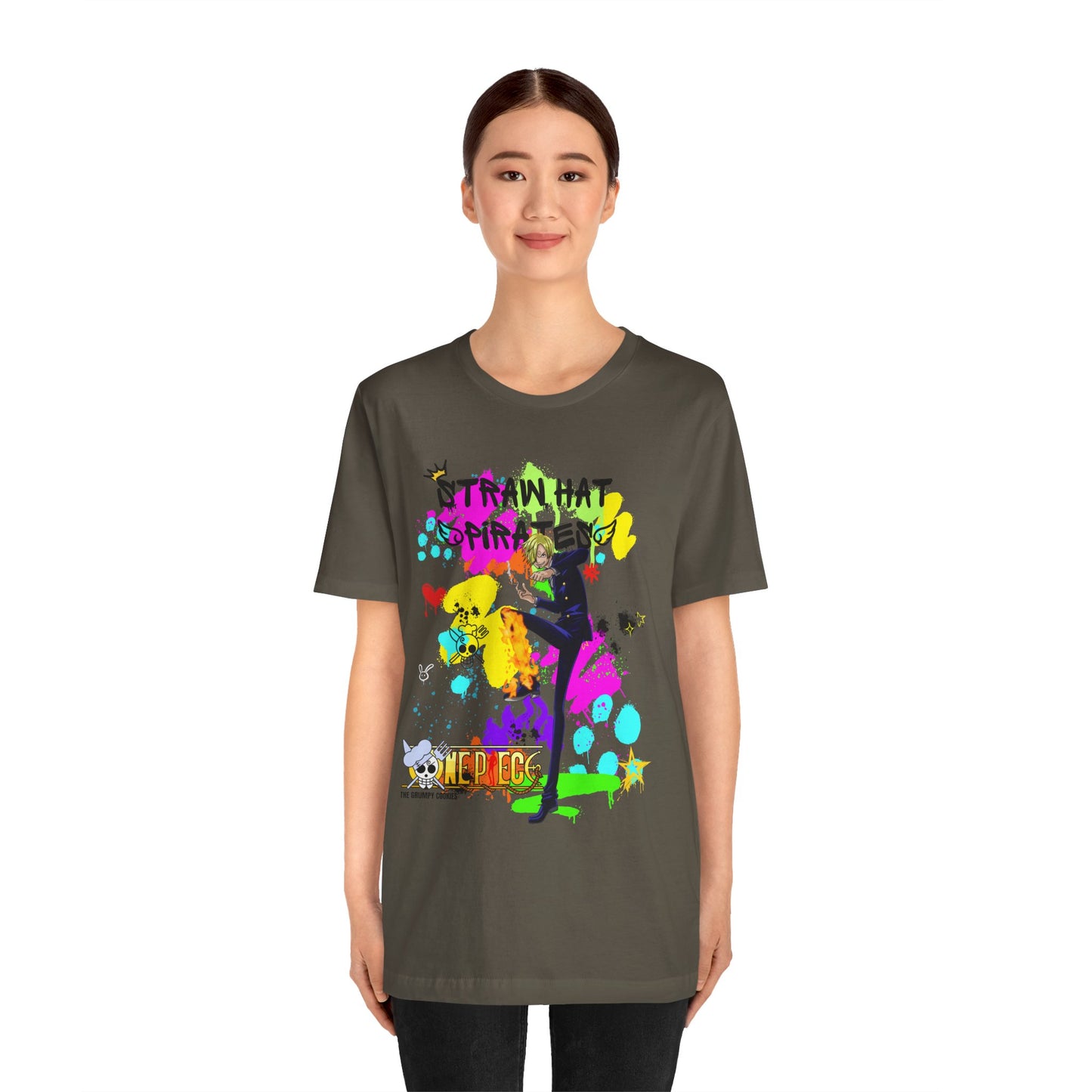 One Piece - Graffiti Sanji Unisex Jersey Short Sleeve Tee