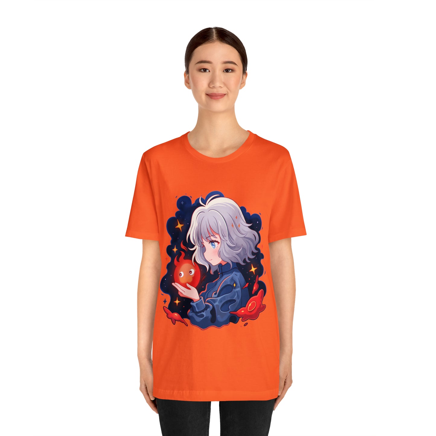 Howl's Moving Castle Jersey Short Sleeve Tee