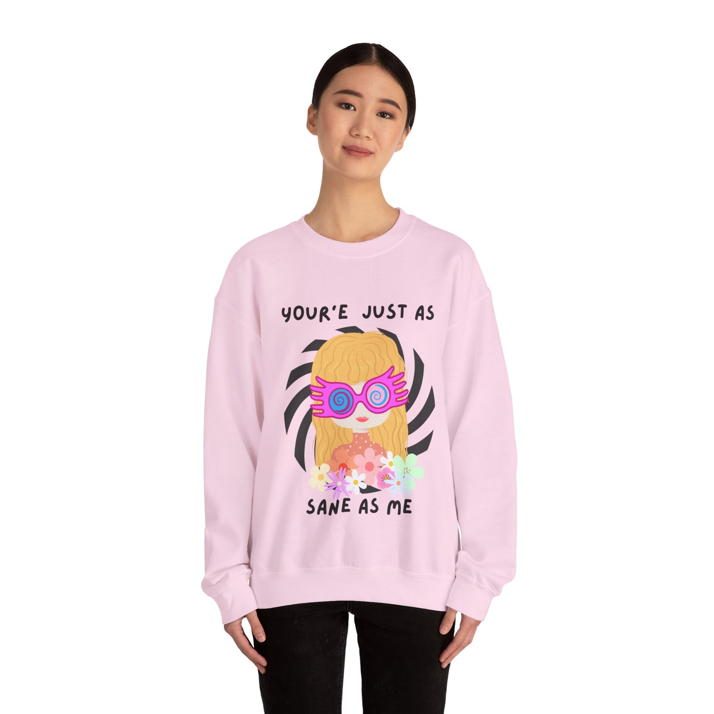 Just as Sane Unisex Heavy Blend™ Crewneck Sweatshirt