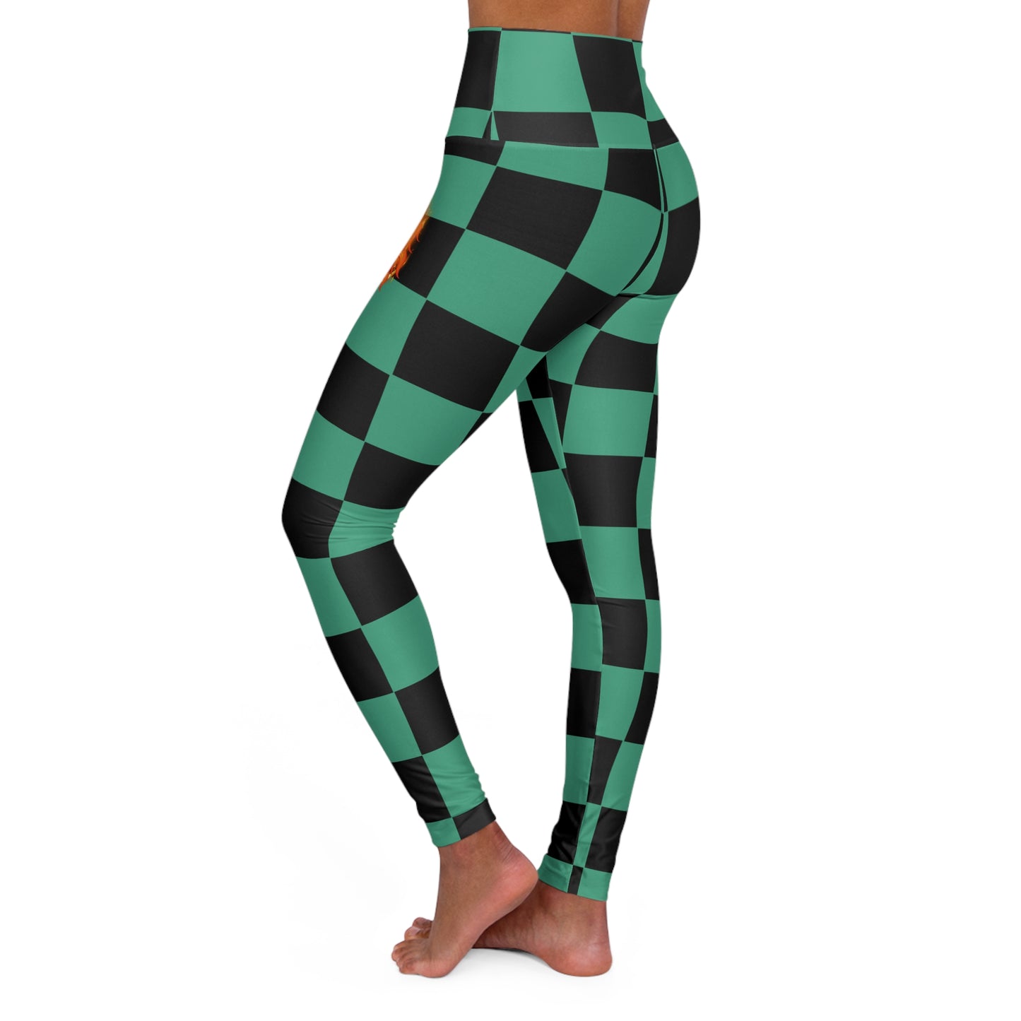 Demon Slayer - Tanjiro Time High Waisted Yoga Leggings