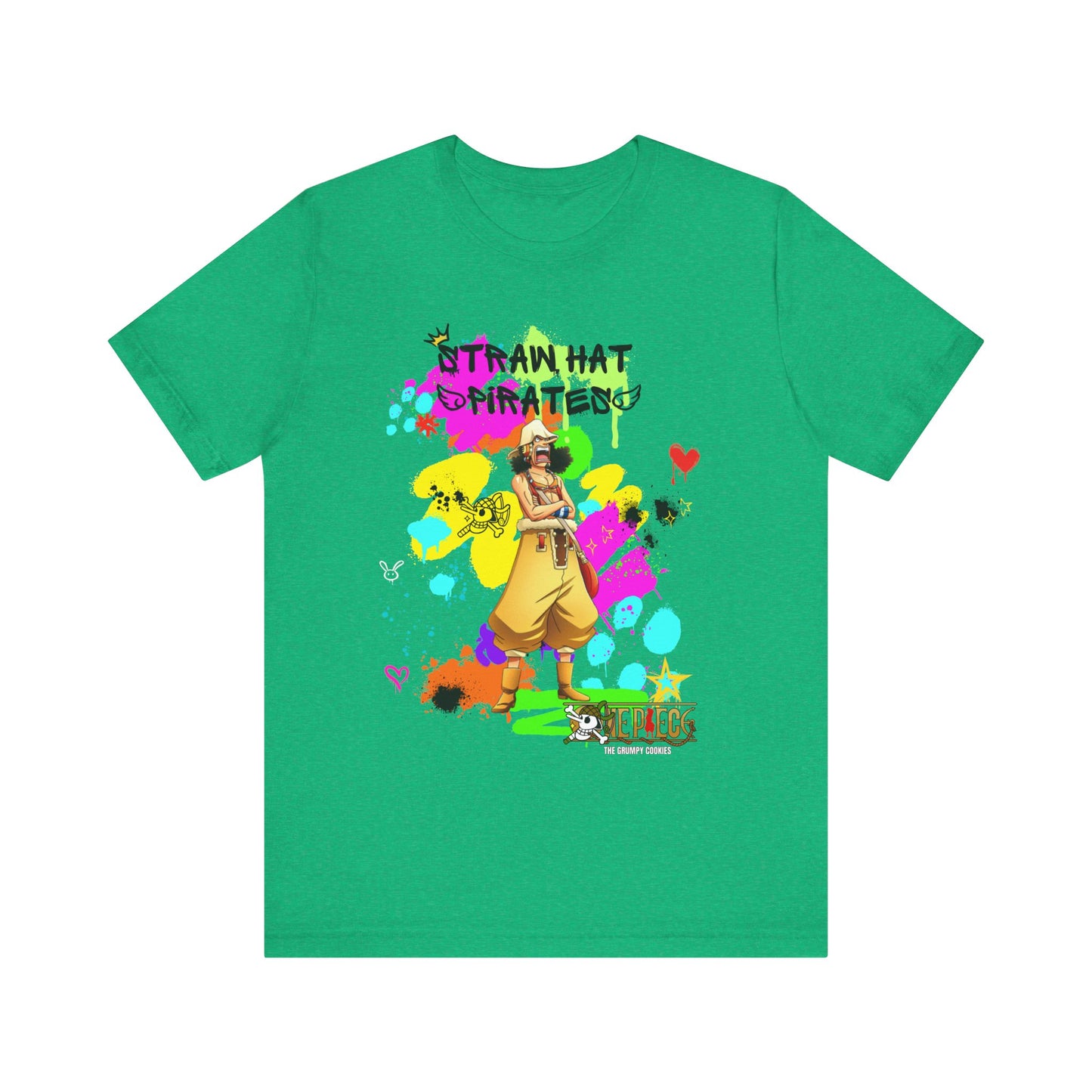 One Piece - Graffiti Usopp  Unisex Jersey Short Sleeve Tee