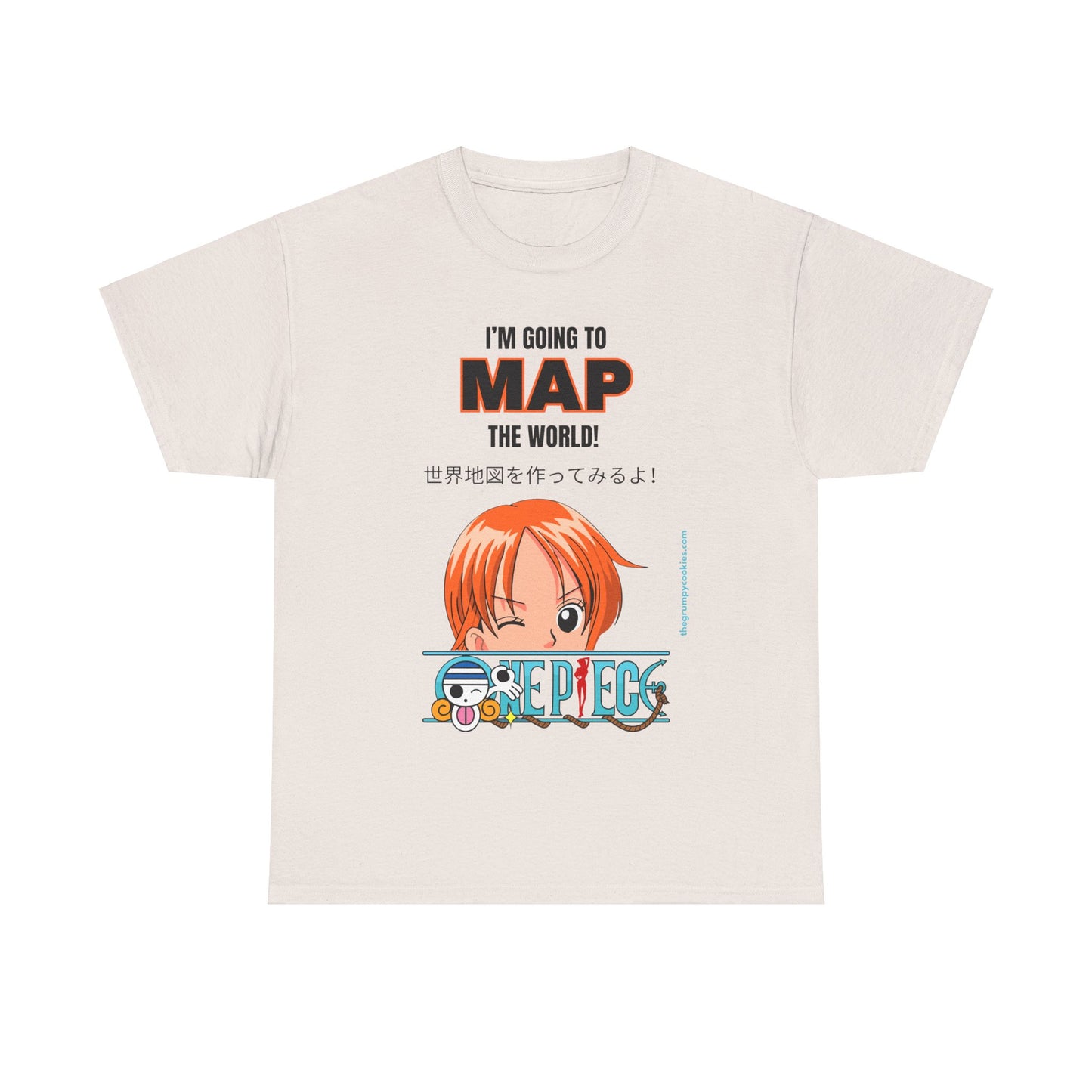 Map the World Unisex Heavy Cotton Tee