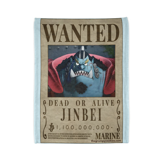 Jinbei Wanted Poster Polyester Blanket