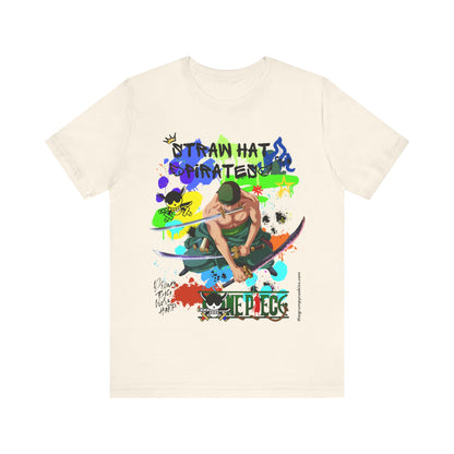 Graffiti Zoro Unisex Jersey Short Sleeve Tee