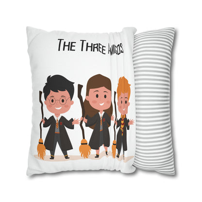 Three Amigos Spun Polyester Square Pillow Case