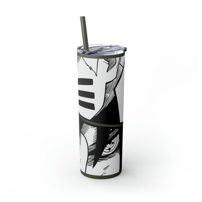 Naruto and Sasuke Skinny Tumbler with Straw, 20oz