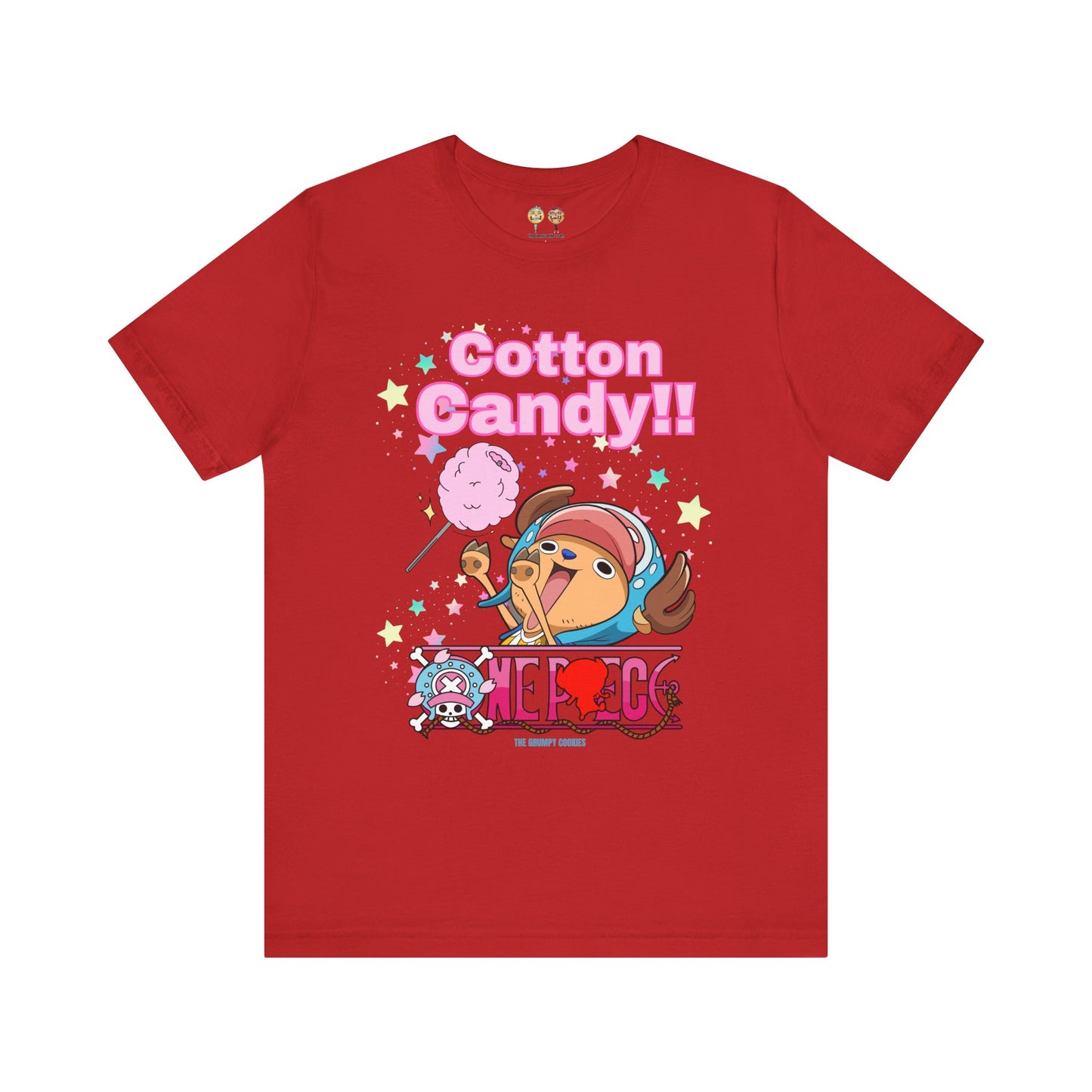 One Piece - Chopper Loves Cotton Candy Unisex Jersey Short Sleeve Tee