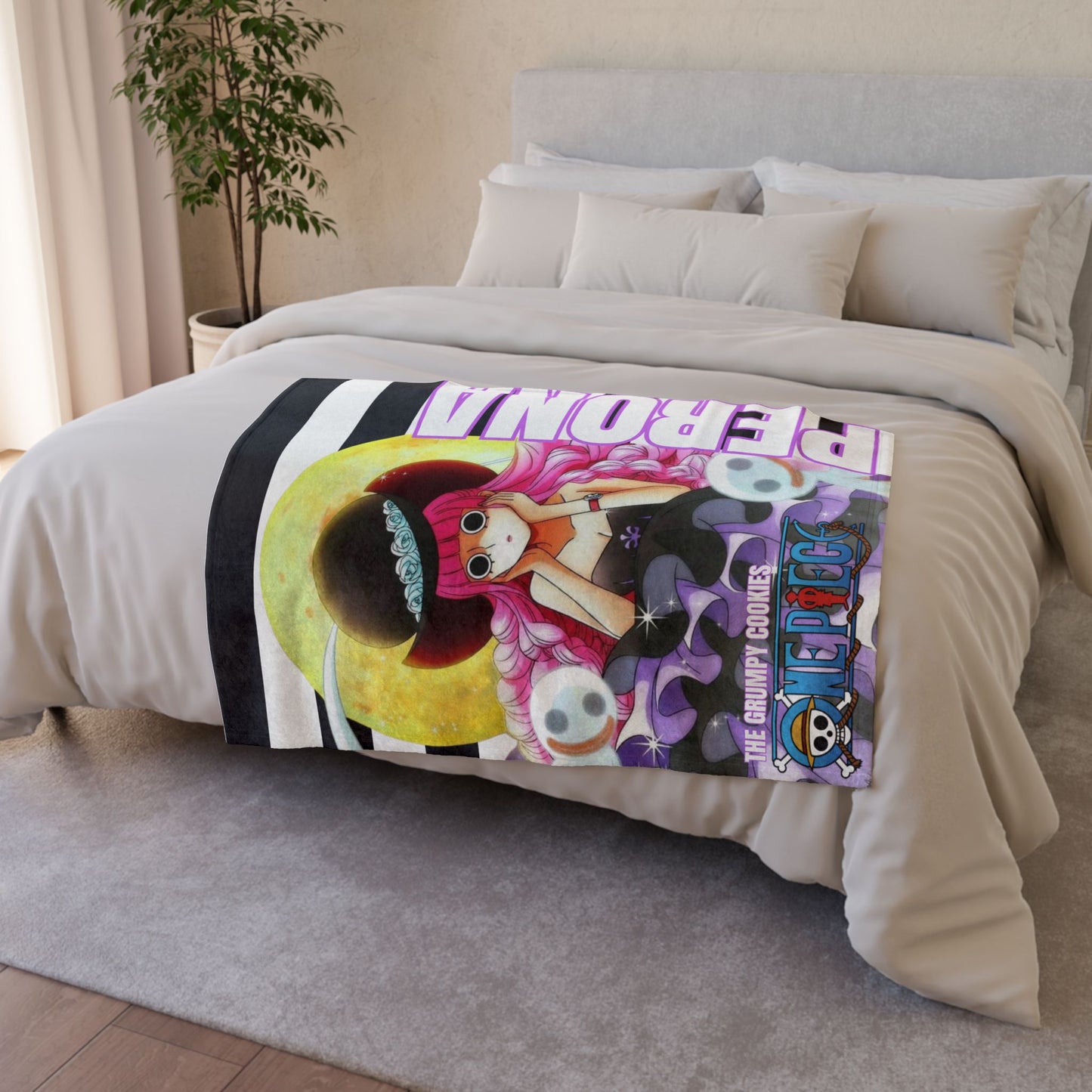 One Piece- Moonlight Perona Polyester Blanket