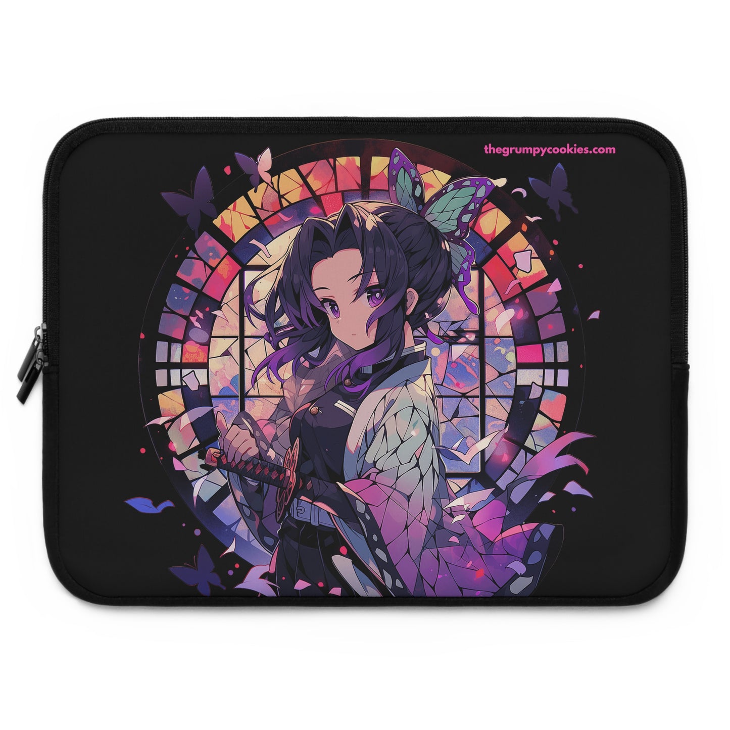 Stained Glass Shinobu Kocho Series Laptop Sleeve