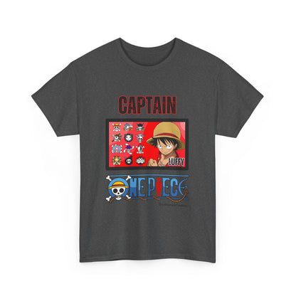 Captain Luffy Unisex Heavy Cotton Tee