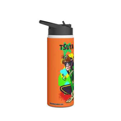 Graffiti Tsuya Stainless Steel Water Bottle, Standard Lid