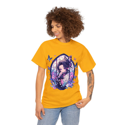 Stained Glass Shinobu Kocho Series Unisex Heavy Cotton Tee