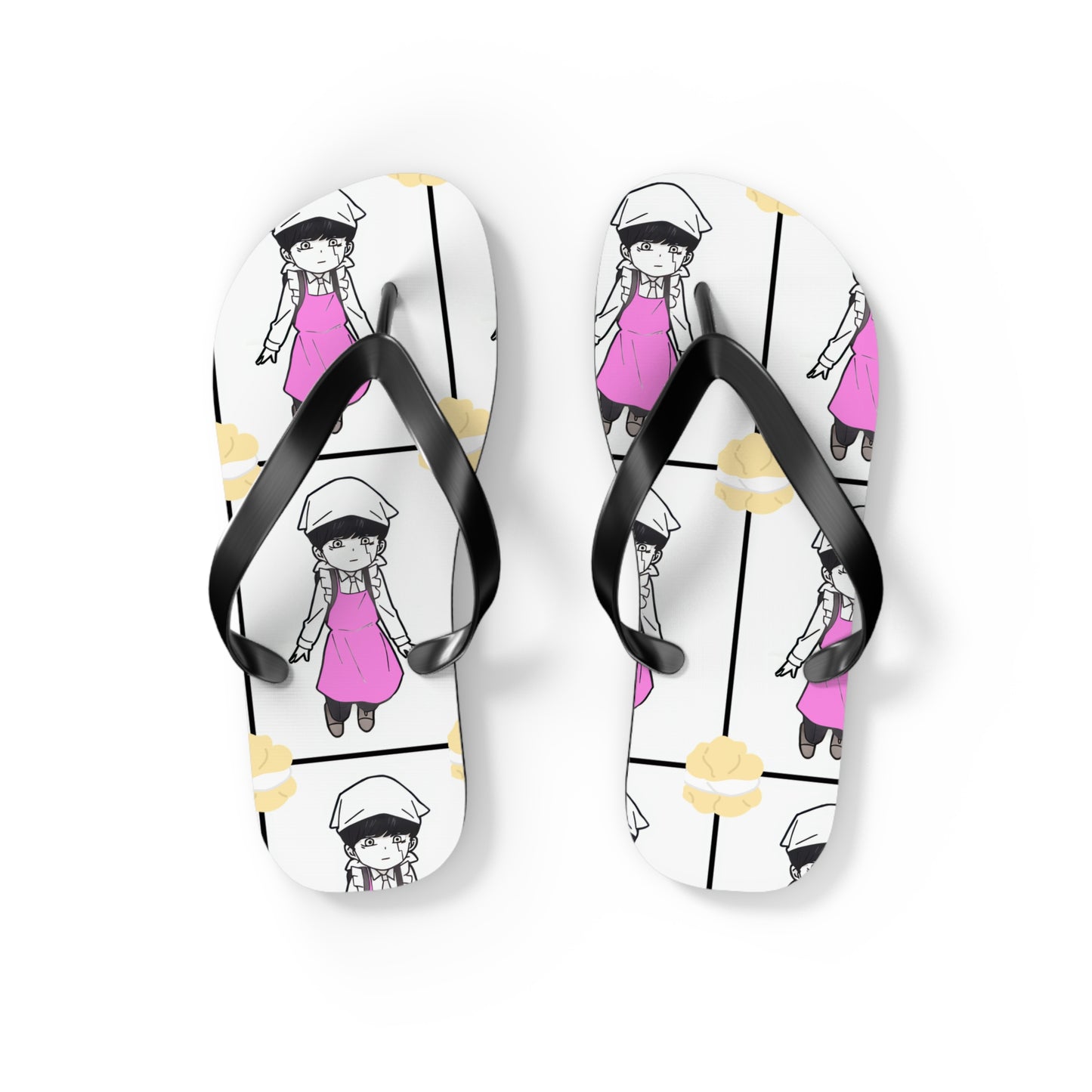 Mash loves Cream Puffs Unisex Flip Flops