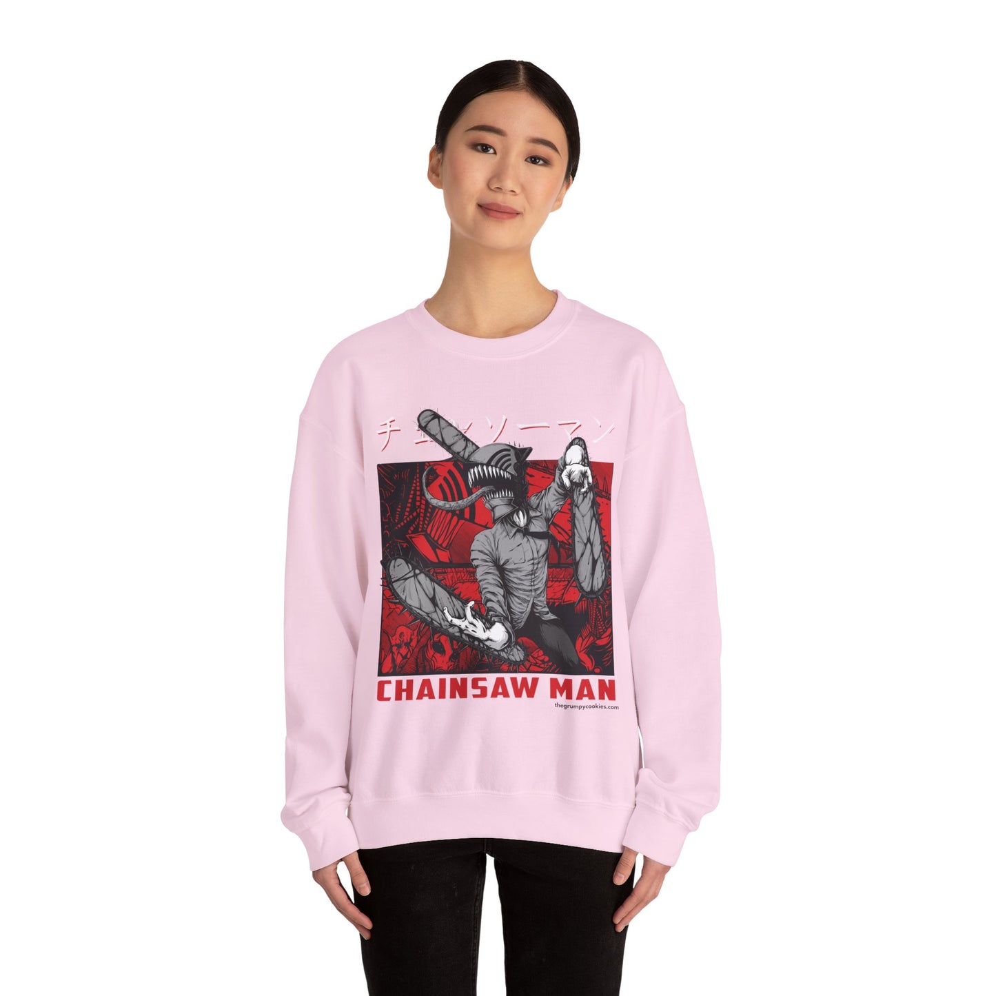 Denji Chainsaw Man  Unisex Heavy Blend™ Crewneck Sweatshirt