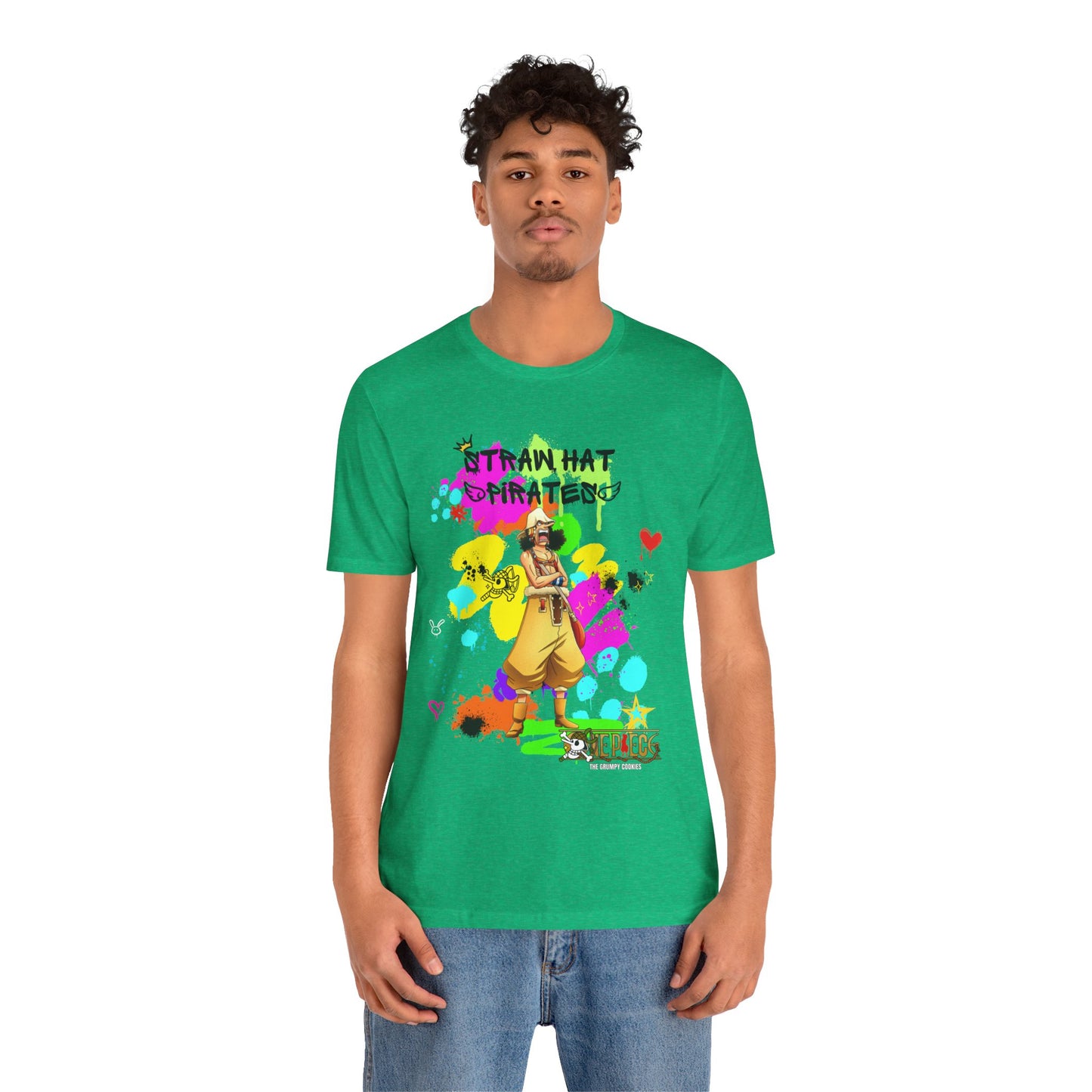 One Piece - Graffiti Usopp  Unisex Jersey Short Sleeve Tee