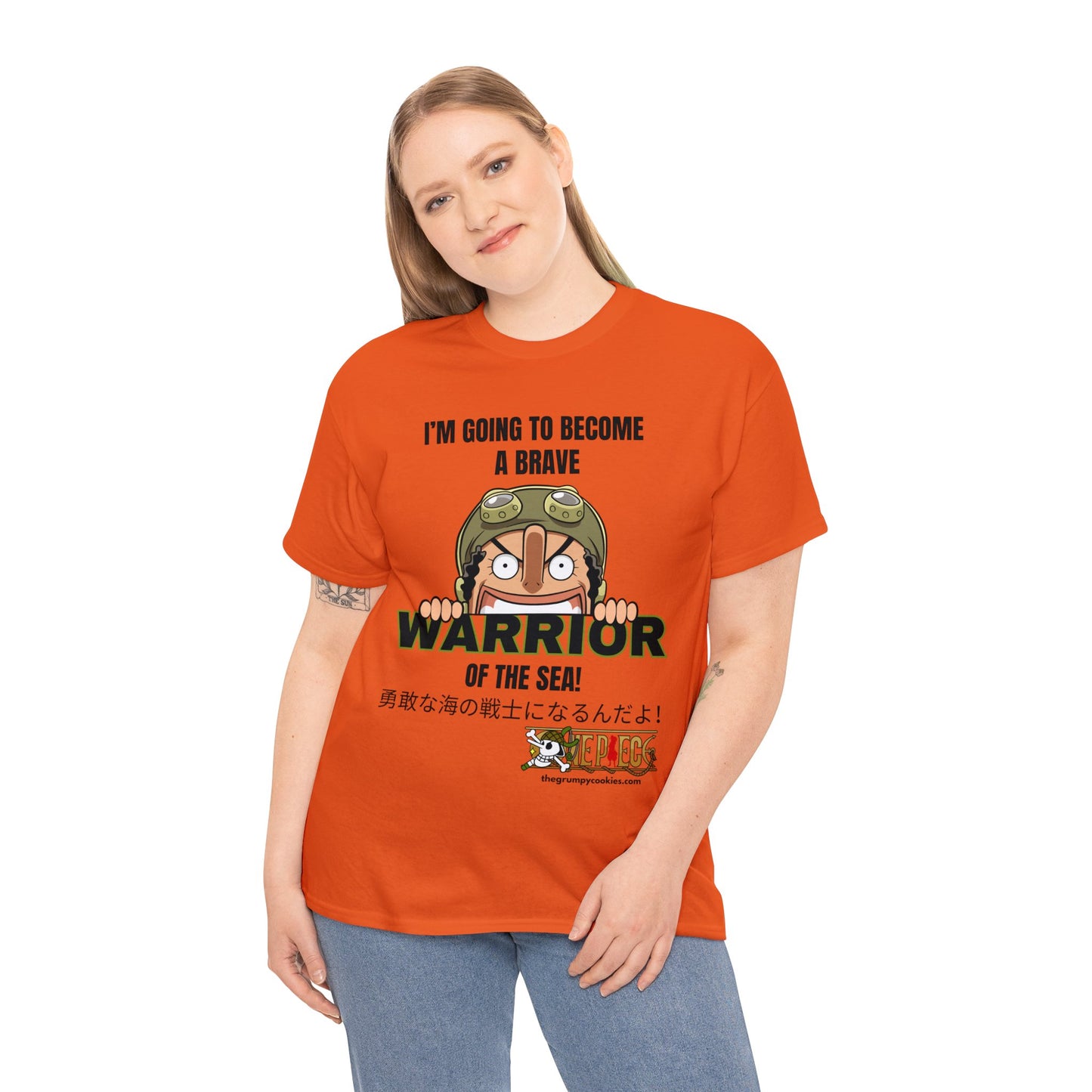 Brave Warrior of the Sea Unisex Heavy Cotton Tee