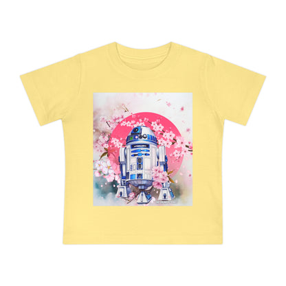 Star Wars - Cherry Blossom R2D2 Baby Short Sleeve T-Shirt