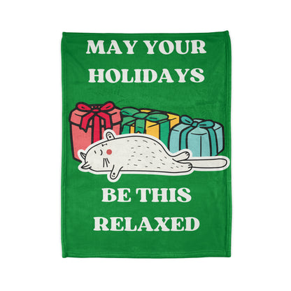 Relaxed Holidays Polyester Blanket