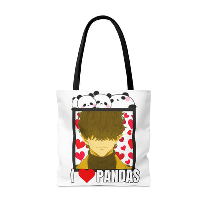 Mr Villian Loves Pandas Tote Bag