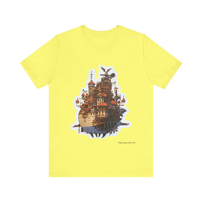 Howl's Moving Castle Jersey Short Sleeve Tee