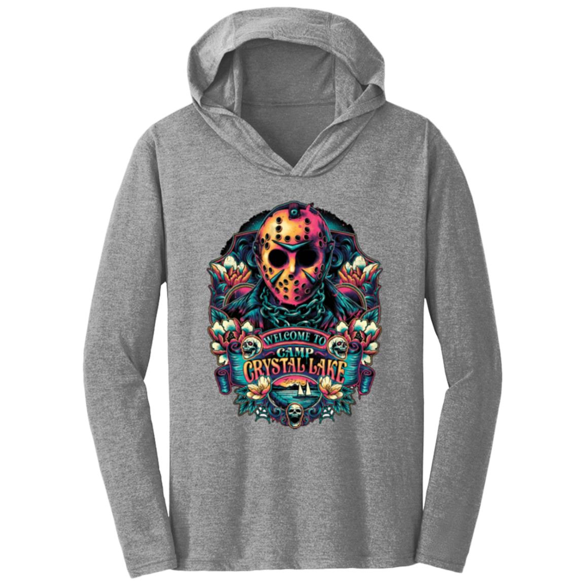 Camp Crystal Lake Triblend T-Shirt Hoodie