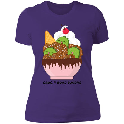 Croc-y Road Sundae Ladies Boyfriend T-Shirt