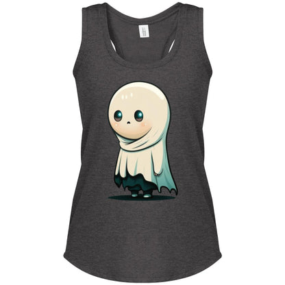 Bartholomew "Beans" the Wee Ghost Women's Perfect Tri Racerback Tank