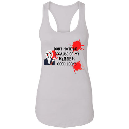 Don't Hate Ladies Racerback Tank