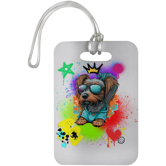 Reggie the Cool Pup Luggage Bag Tag