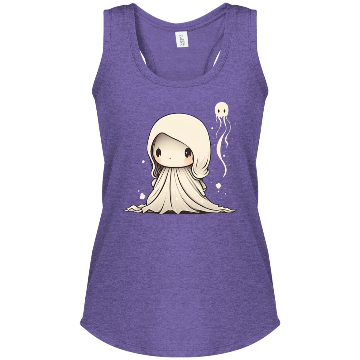 Lola the Wee Ghost Women's Perfect Tri Racerback Tank