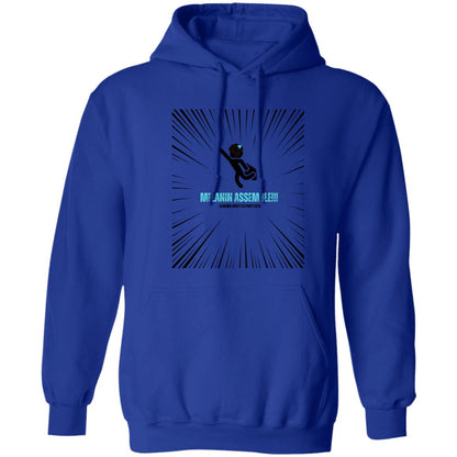 Melanin Assemble Blue Unisex Pullover Hoodie (Closeout)