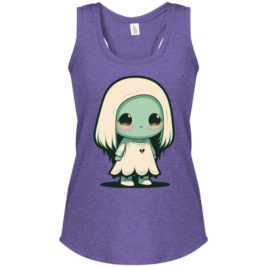 Myrtle the Wee Ghost Women's Perfect Tri Racerback Tank