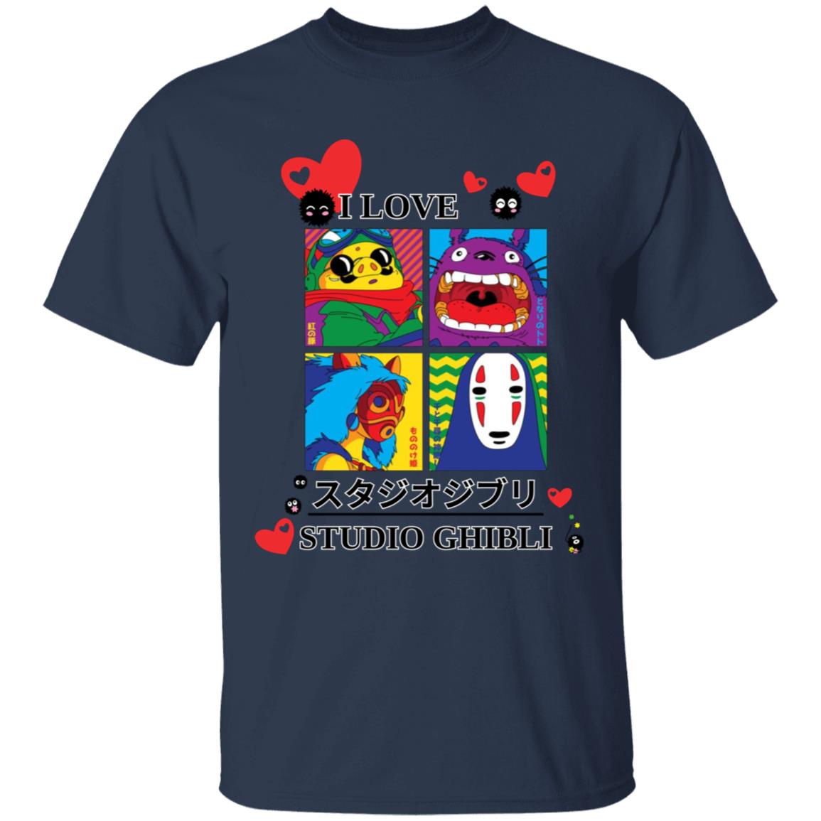 I Love Studio Ghibli 100% Cotton Kids T-Shirt