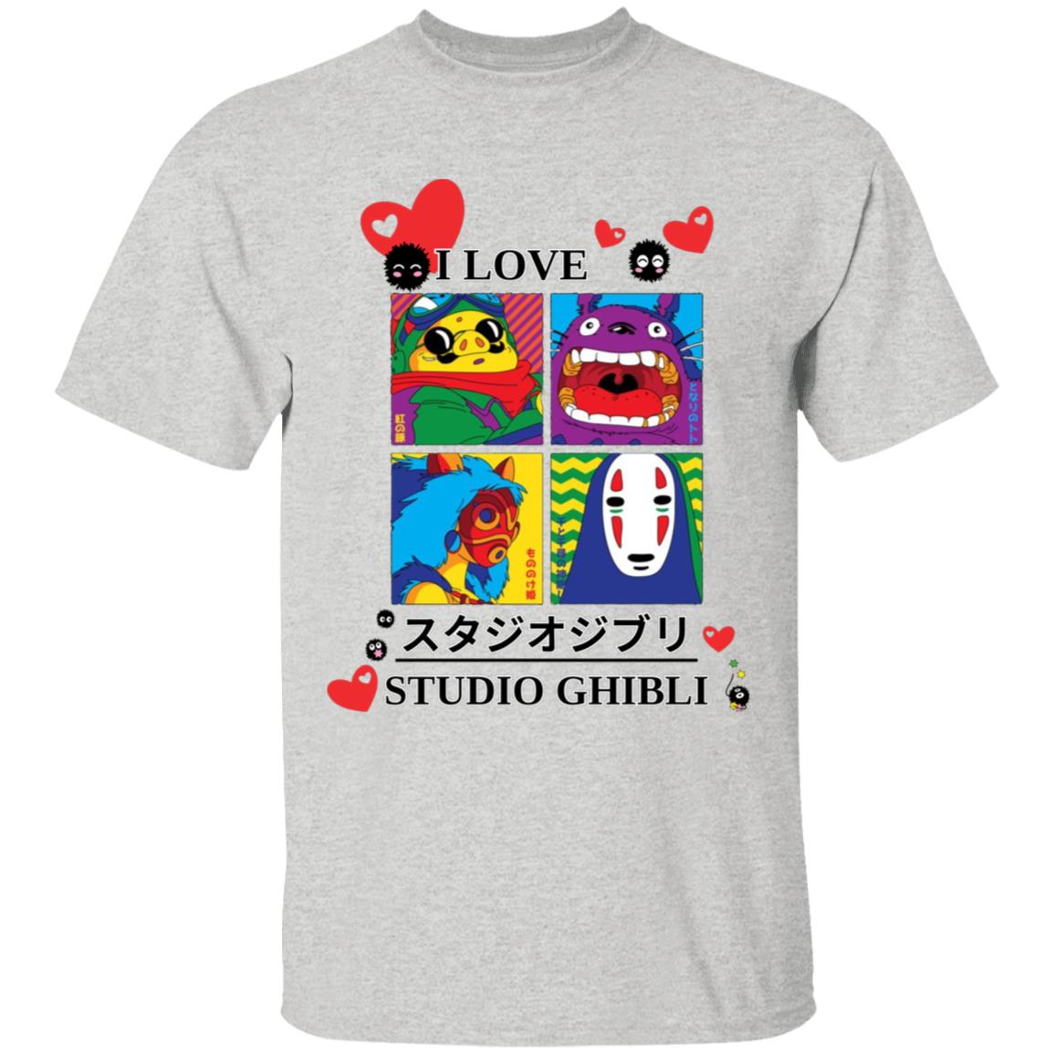 I Love Studio Ghibli 100% Cotton Kids T-Shirt