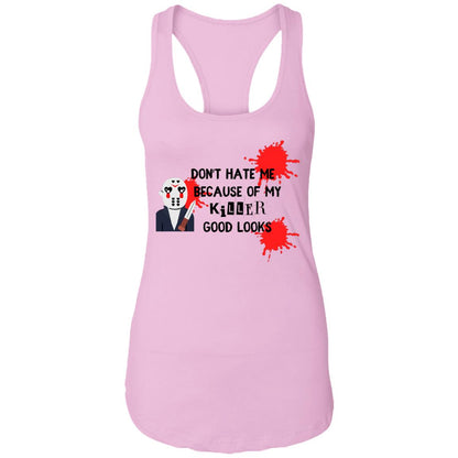 Don't Hate Ladies Racerback Tank