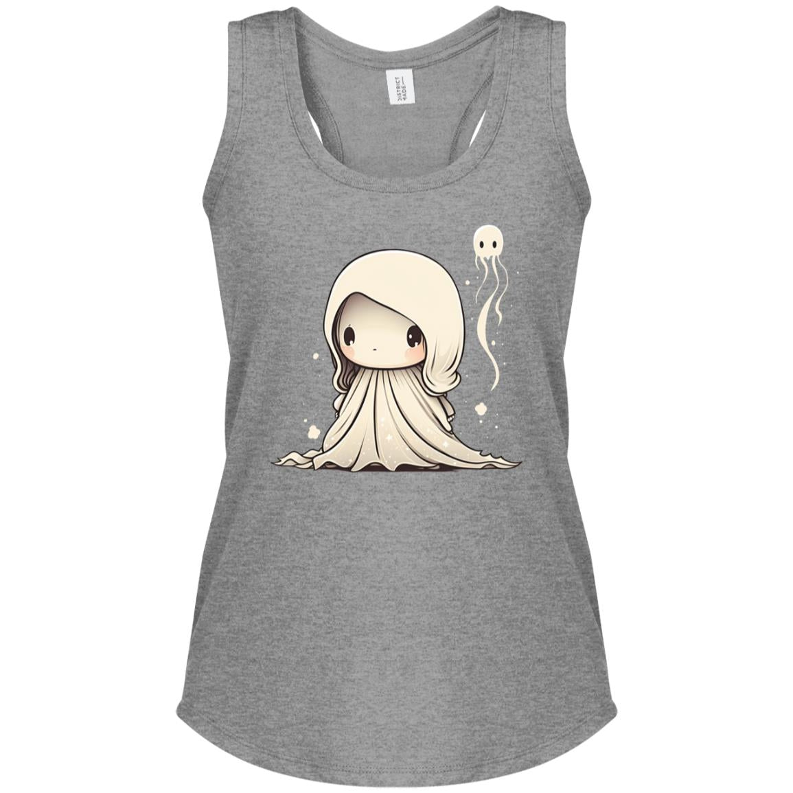 Lola the Wee Ghost Women's Perfect Tri Racerback Tank