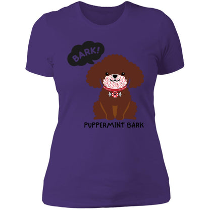 Puppermint Bark Ladies Boyfriend T-Shirt