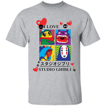 I Love Studio Ghibli 100% Cotton Kids T-Shirt