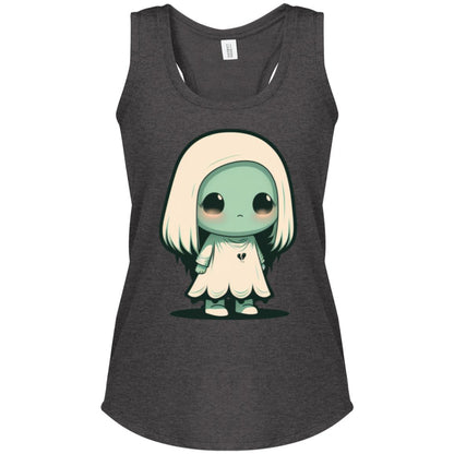 Myrtle the Wee Ghost Women's Perfect Tri Racerback Tank