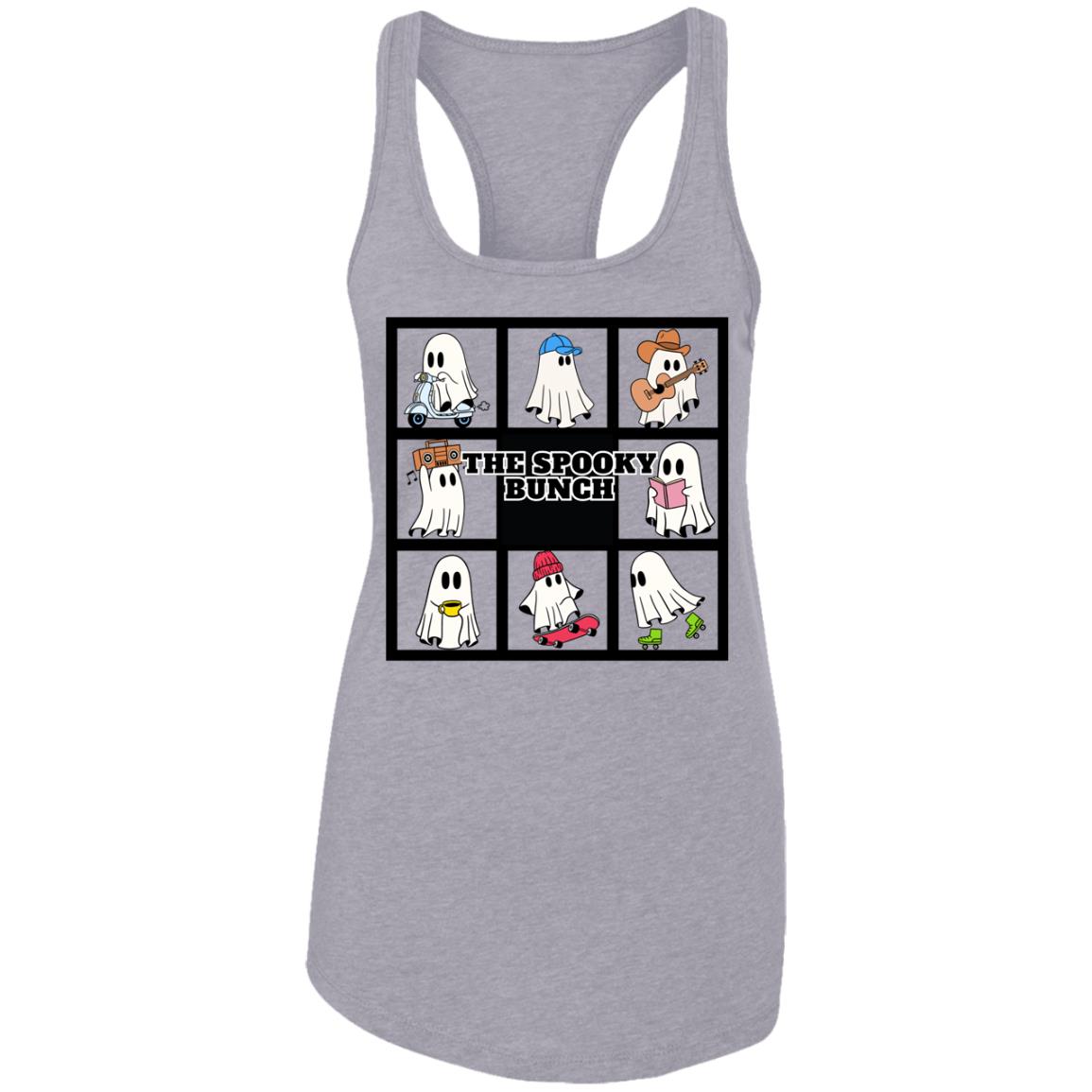 Spooky Bunch Ghost Ladies Racerback Tank