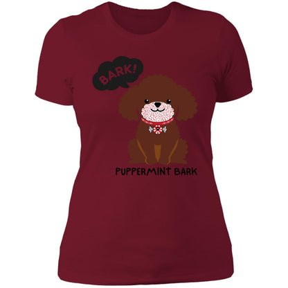 Puppermint Bark Ladies Boyfriend T-Shirt