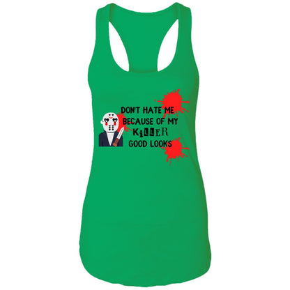 Don't Hate Ladies Racerback Tank