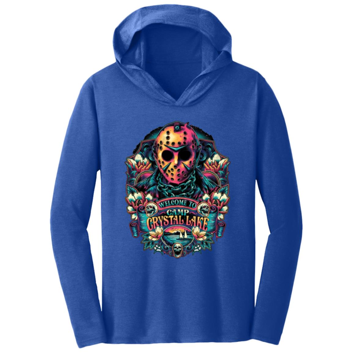 Camp Crystal Lake Triblend T-Shirt Hoodie