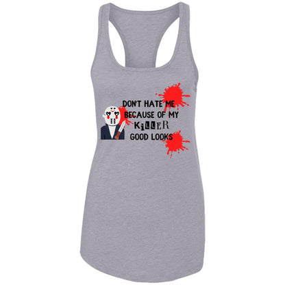 Don't Hate Ladies Racerback Tank