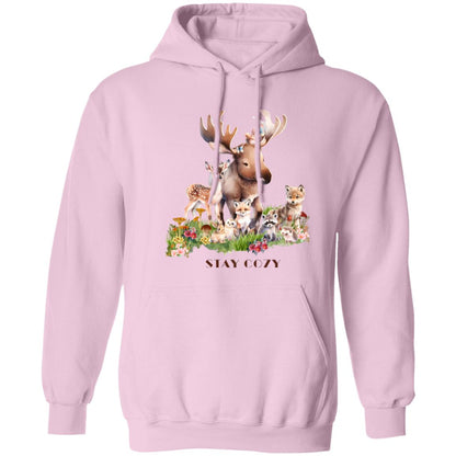 Woodland Babies Stay Cozy Unisex Pullover Hoodie (Closeout)